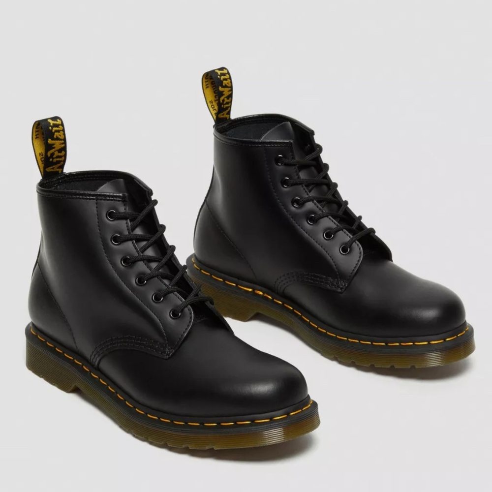 101 Yellow Stitch Smooth Leather Ankle Boot - Picture 8 of 8